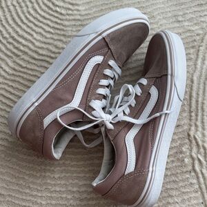 Vans Classic Brown and White Sneakers